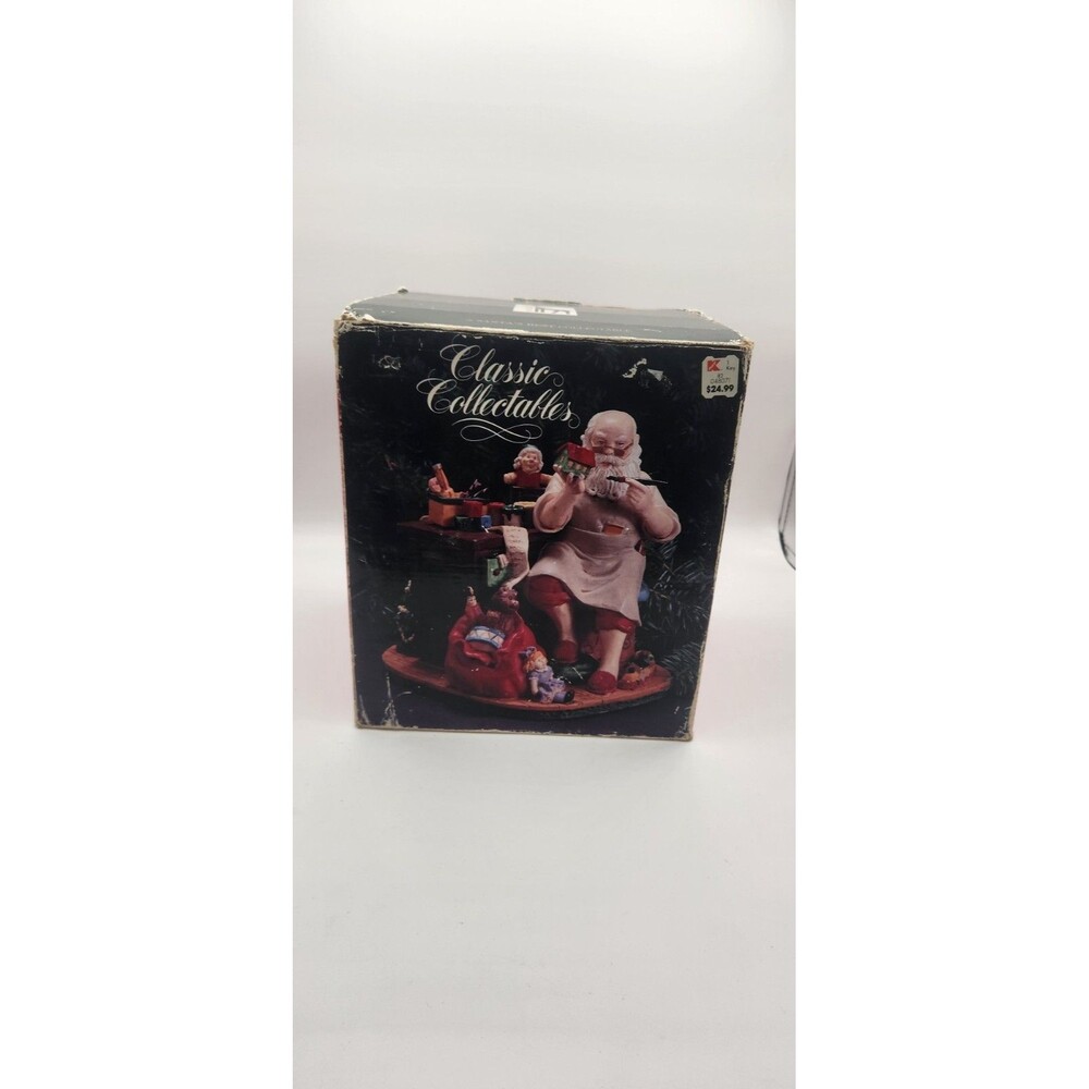 Santa’s Best Classic Collectibles Santa’s Workshop Figurine Hand-Painted 1991